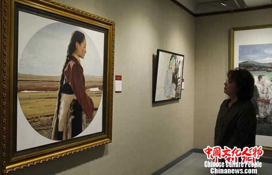 “一带一路”十省美术名家写生作品巡展走进新疆（图）